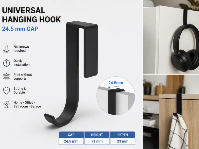 Universal Over-Door Hook