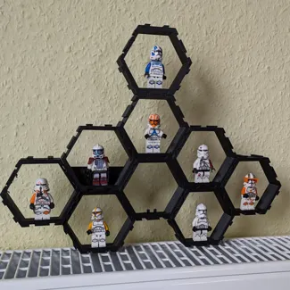 Brick Minifigure Stacking Organizer