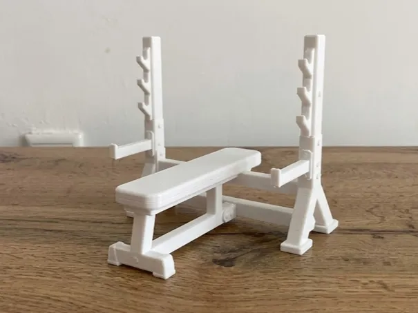 Bench Press Bench with Rack - Decorative Model