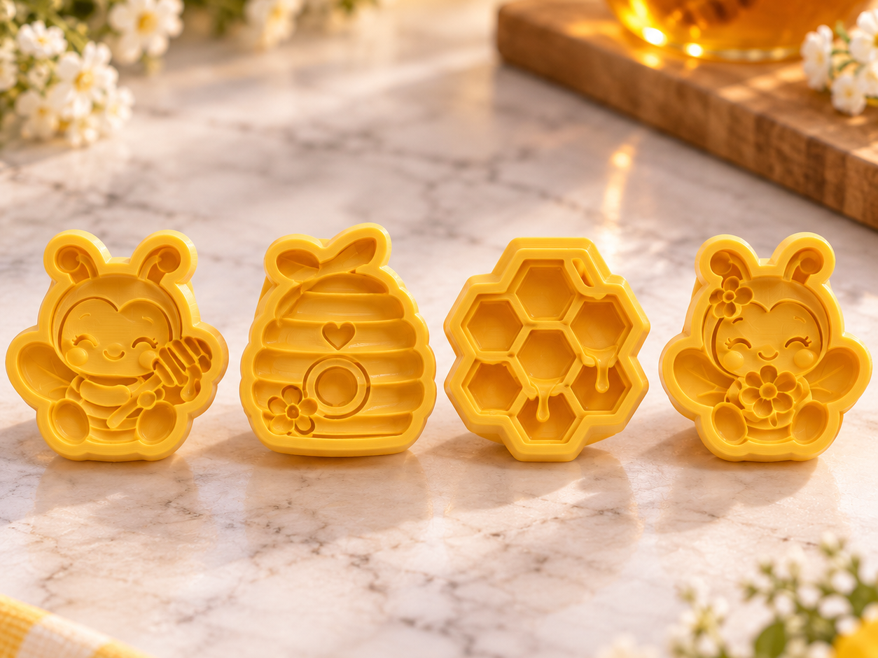 Ejetores de Brigadeiro 3D Abelhinha Colmeia e Favo - 3D printed Hand Tools, in stock in India