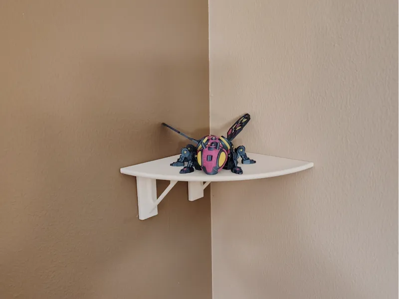 7 inch corner shelf