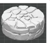 Single-Color Lava Round Pedestal
