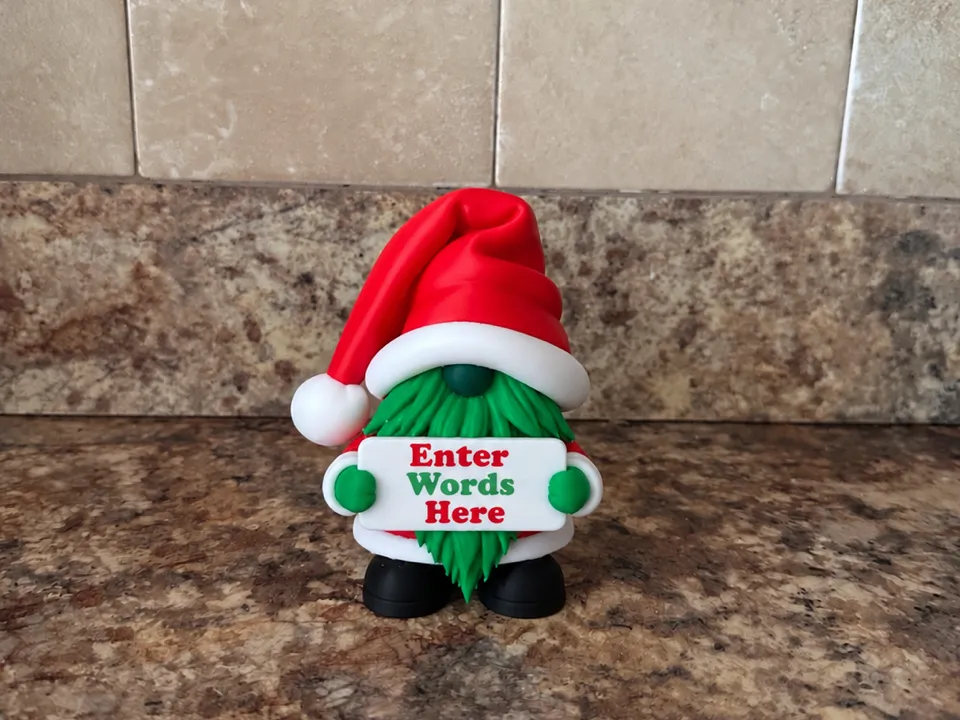 - using using using using using using using system... Green Christmas Gnome - Free 3D Print Model - MakerWorld