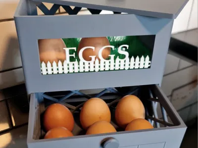 Farmhouse Egg Storage Box
