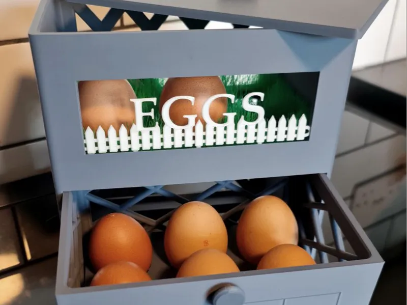 Farmhouse Egg Storage Box