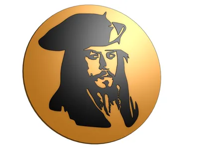 Jack Sparrow coaster - Pirates Series
