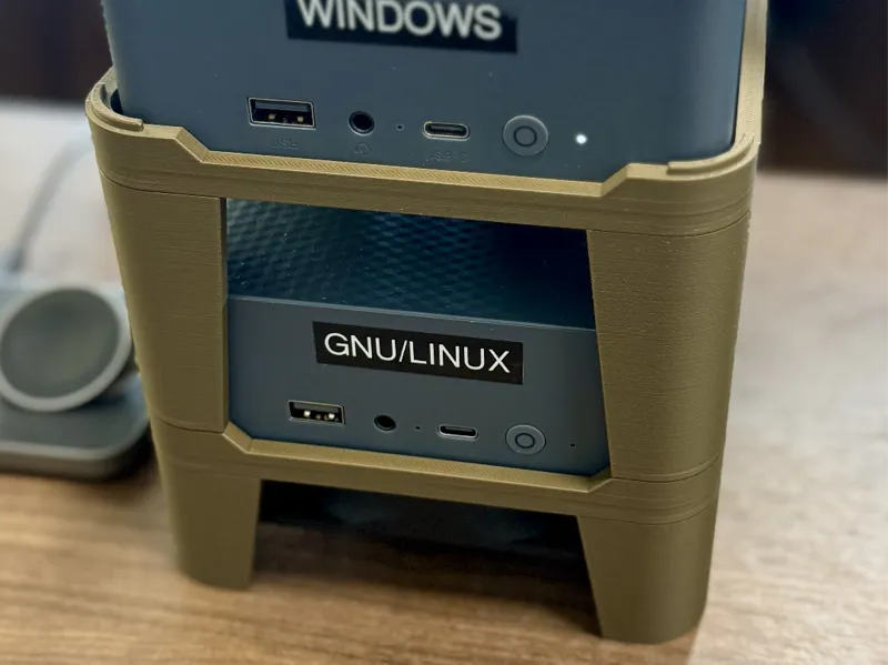 Modular Mini-PC Stacker with Fan Mount