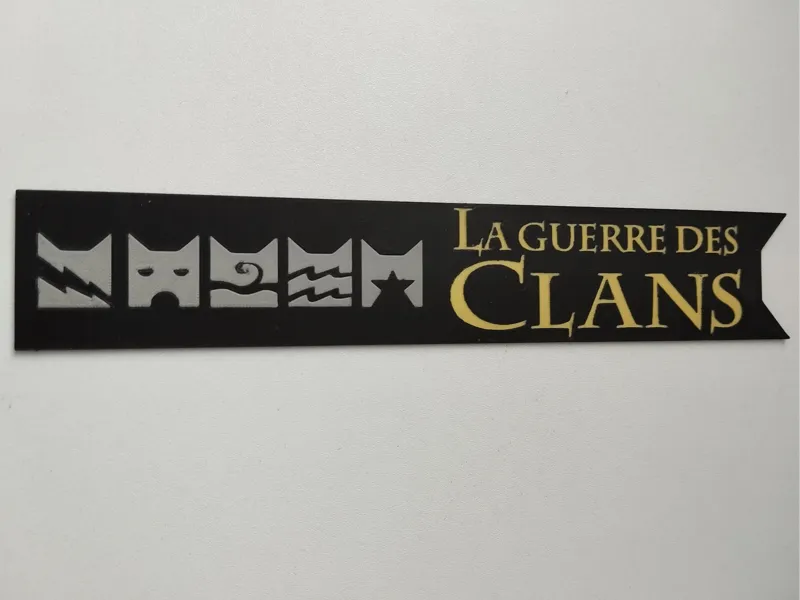 Marque Page La Guerre des Clans