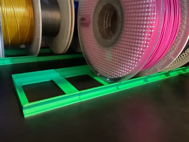 modular spool storage shelf/stand Remixed by mjrdcrker - MakerWorld