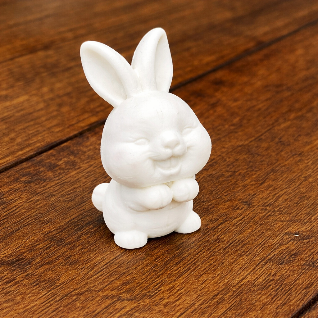 Miniatura 2 do modelo 3D Mini Easter Bunny Figurine