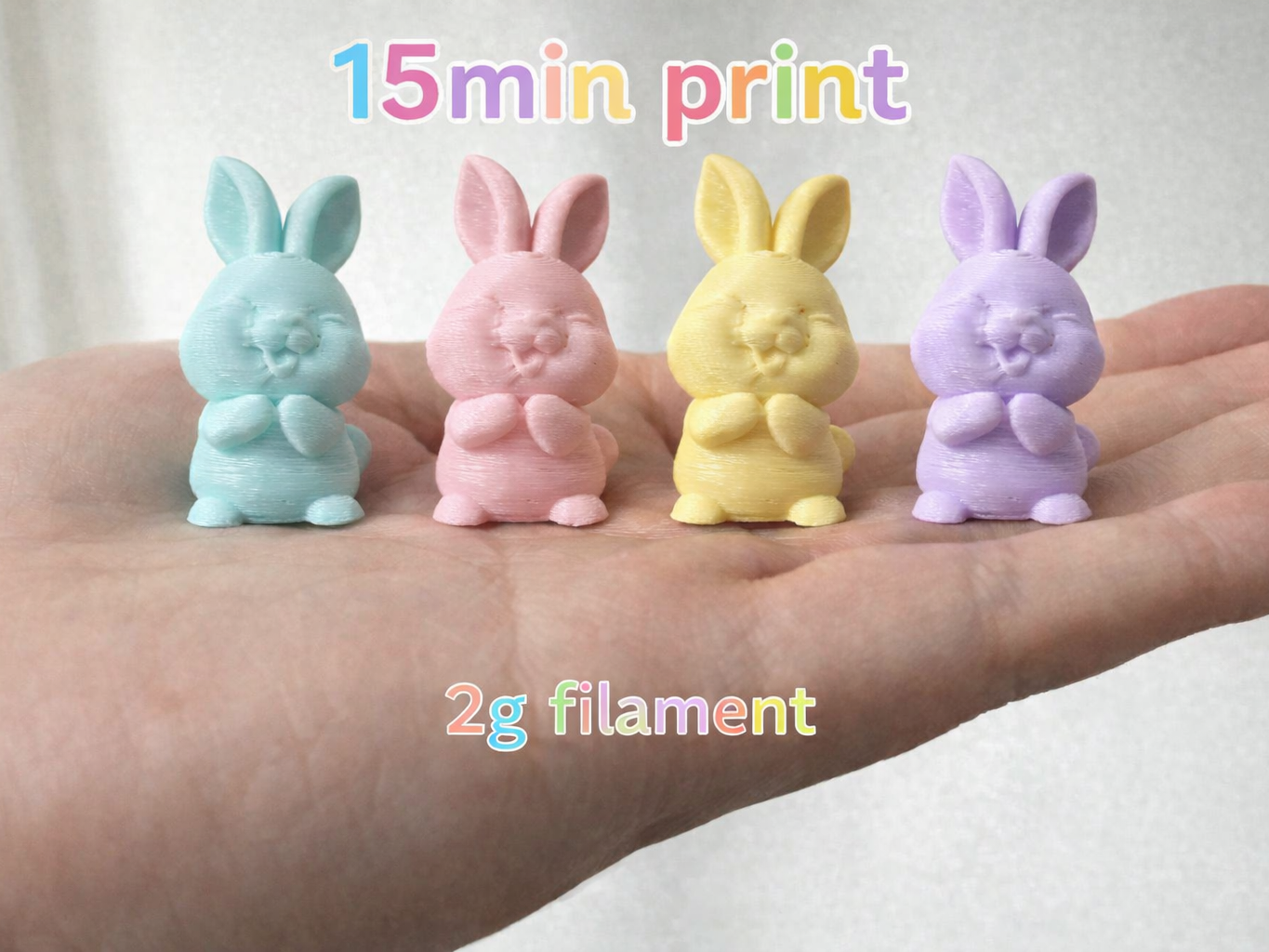 Mini Easter Bunny Figurine