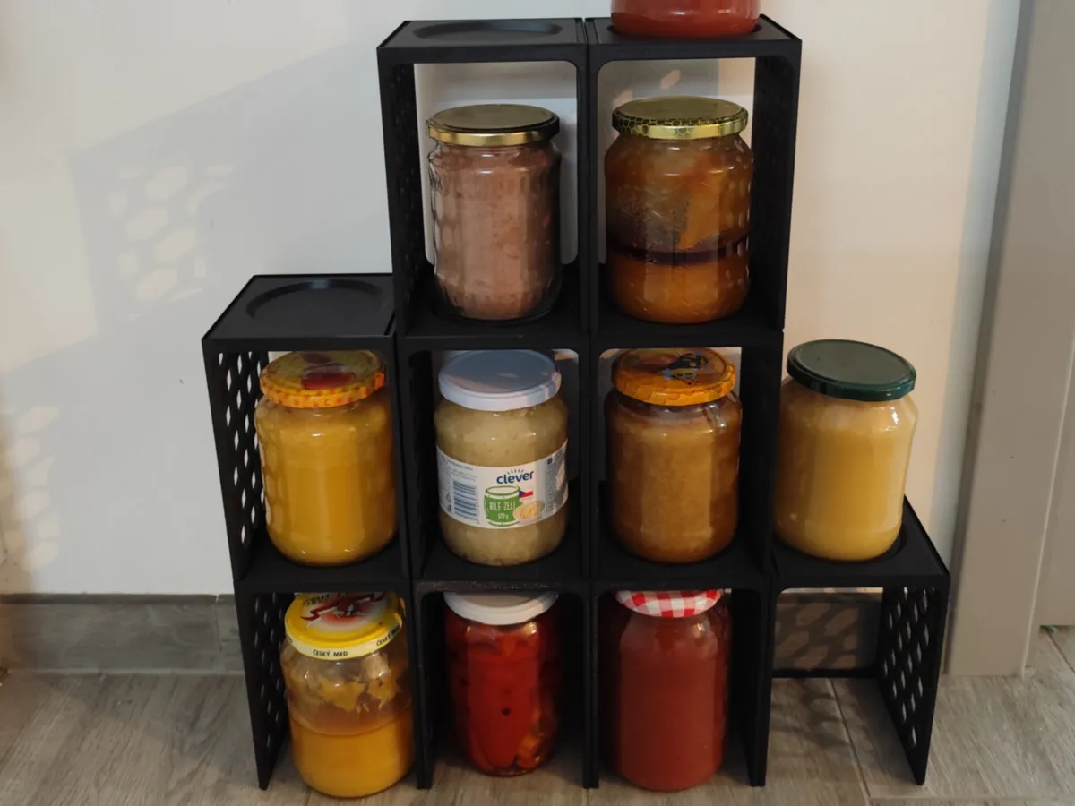 Modular Canning Jar Stack - Free 3D Print Model - MakerWorld