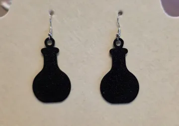 Pendientes: Potion Bottle Earrings – Fantasy Halloween Magic — vista de referencia 3