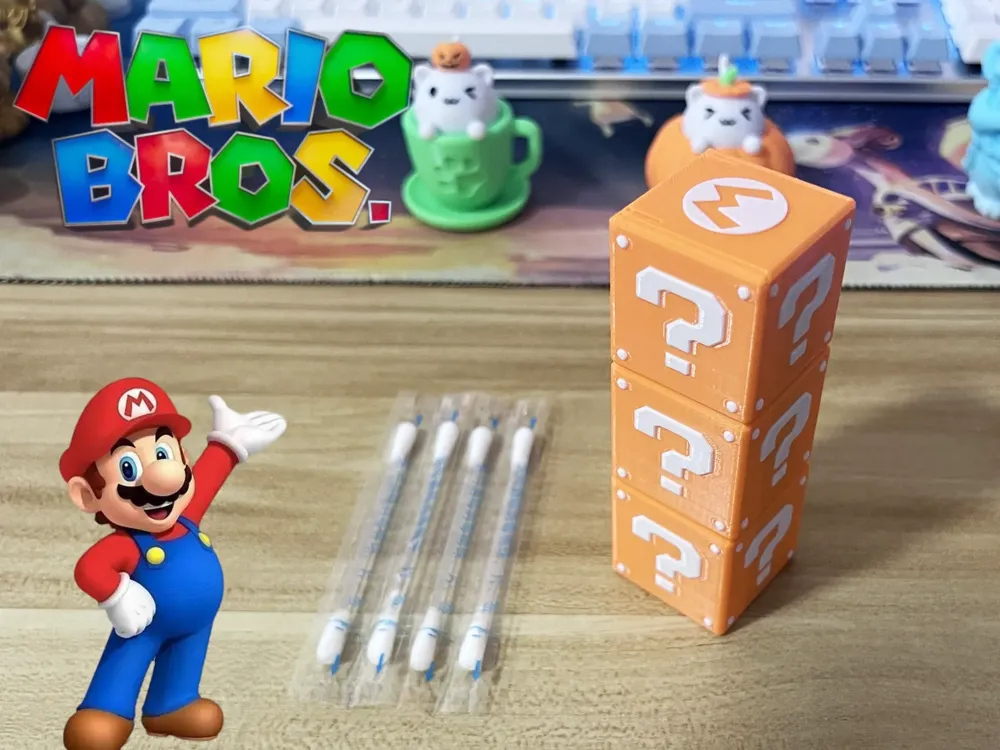 Scrowable Box A rotating box for storing small items, such as cotton swabs. - Free 3D ...