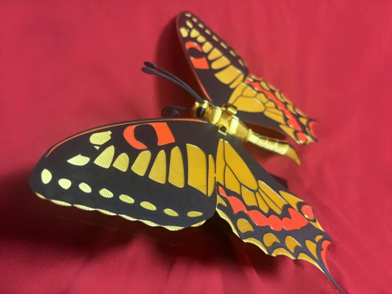 Articulated Mechanical Butterfly