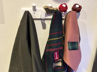 Scout Neckerchief and Woggle Rack