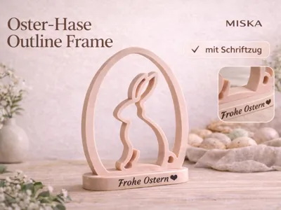 Osterhasee Outline Frame