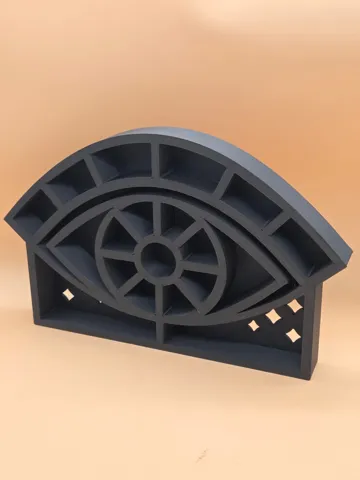 Modelo para impresión 3D: Mystisches Auge – Kristall- & Edelstein-Display — vista de referencia 4