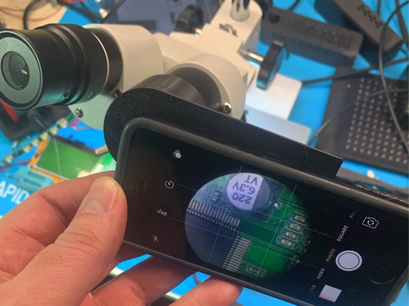 Parametric Microscope Mount for Phone Cameras