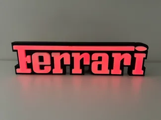 lightbox ferrari