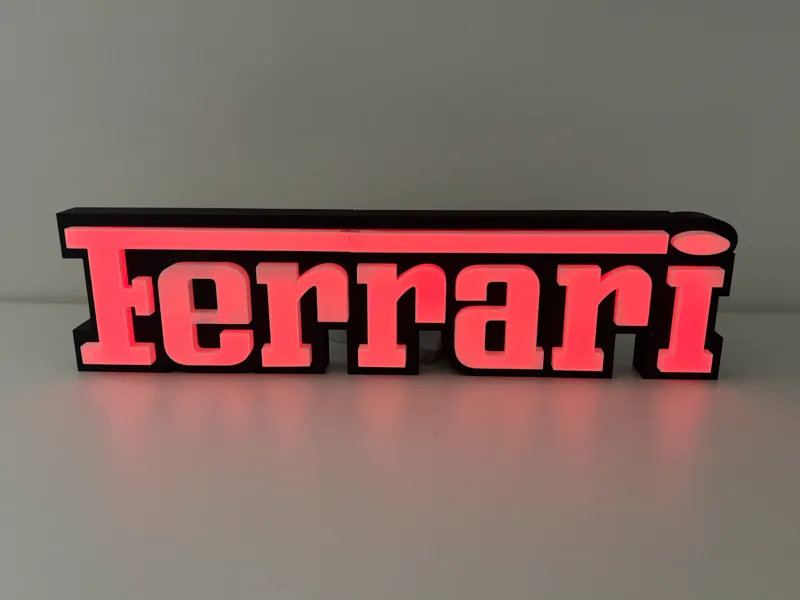 lightbox ferrari