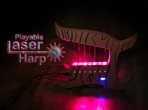 Playable Laser Harp
