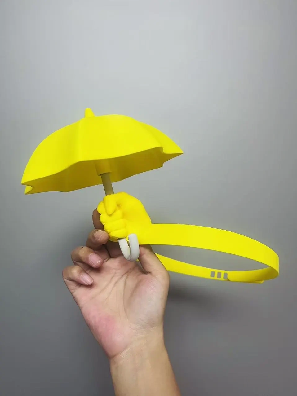 Miniatura 2 do modelo 3D 遮阳伞帽，懒人帽