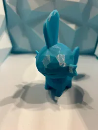 Statue low poly Pokémon Mudkip — photo 2