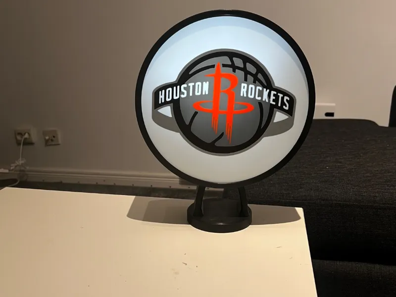NBA LIGHTBOX HUSTON ROCKETS