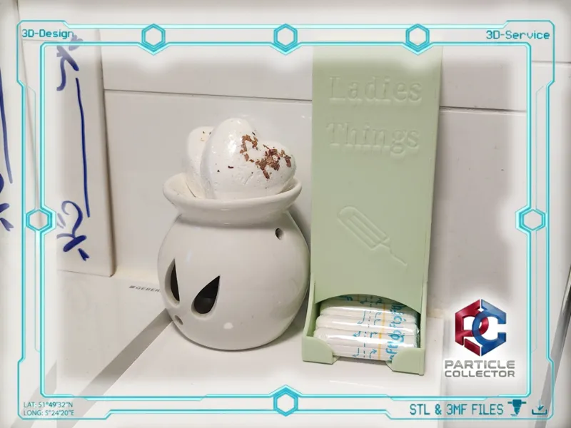 Elegant & Discrete Tampon Dispenser, Ladies Things