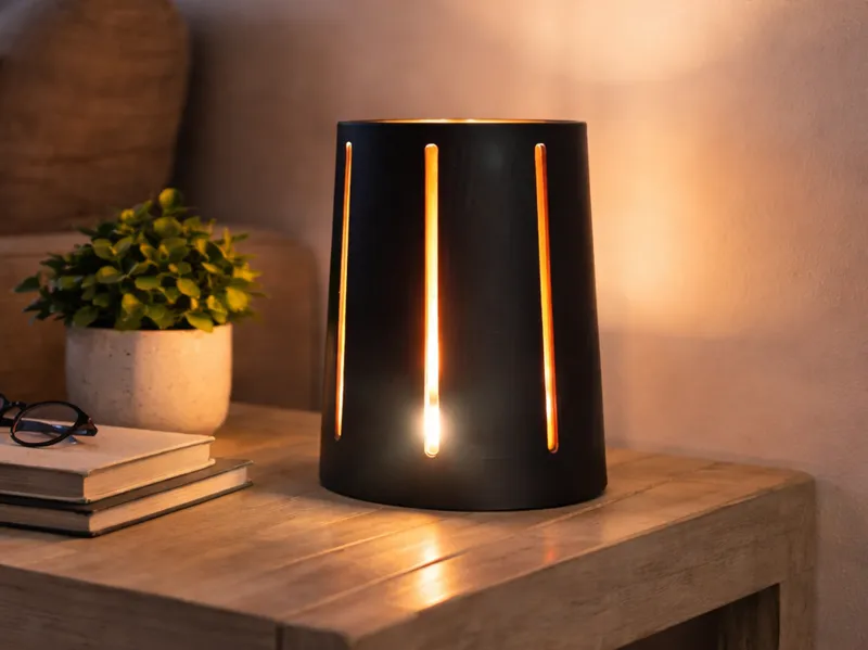 Obsidian Ember Lamp