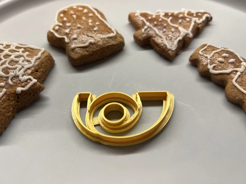 Post tube cookie cutter