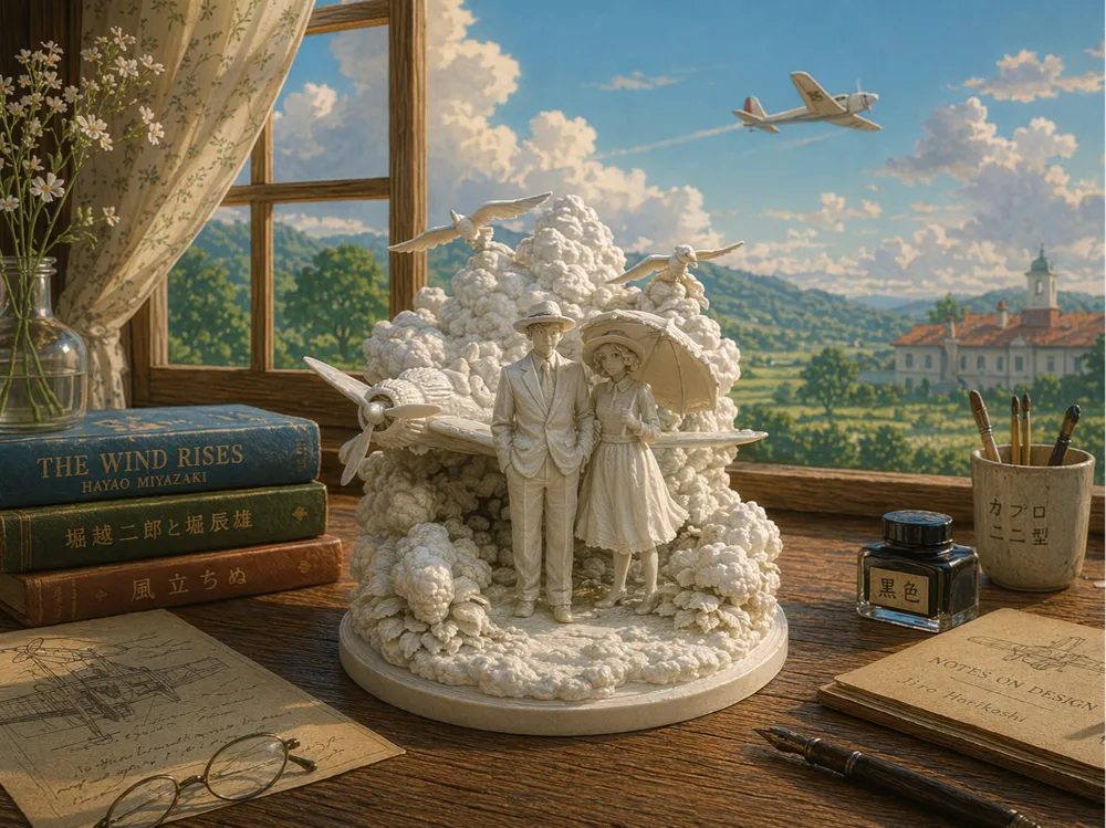 The Wind Rises Diorama Studio Ghibli Collection - Free 3D Print Model ...