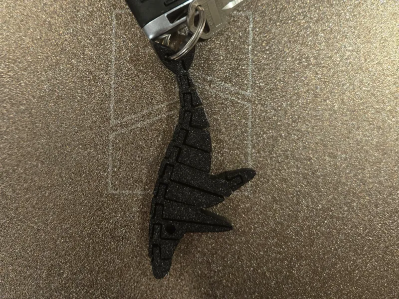 Flexi Whale Keychain