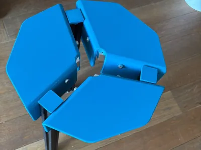 Three-leaf stool/Aluminum profile stool/Triangle stool/Art stool