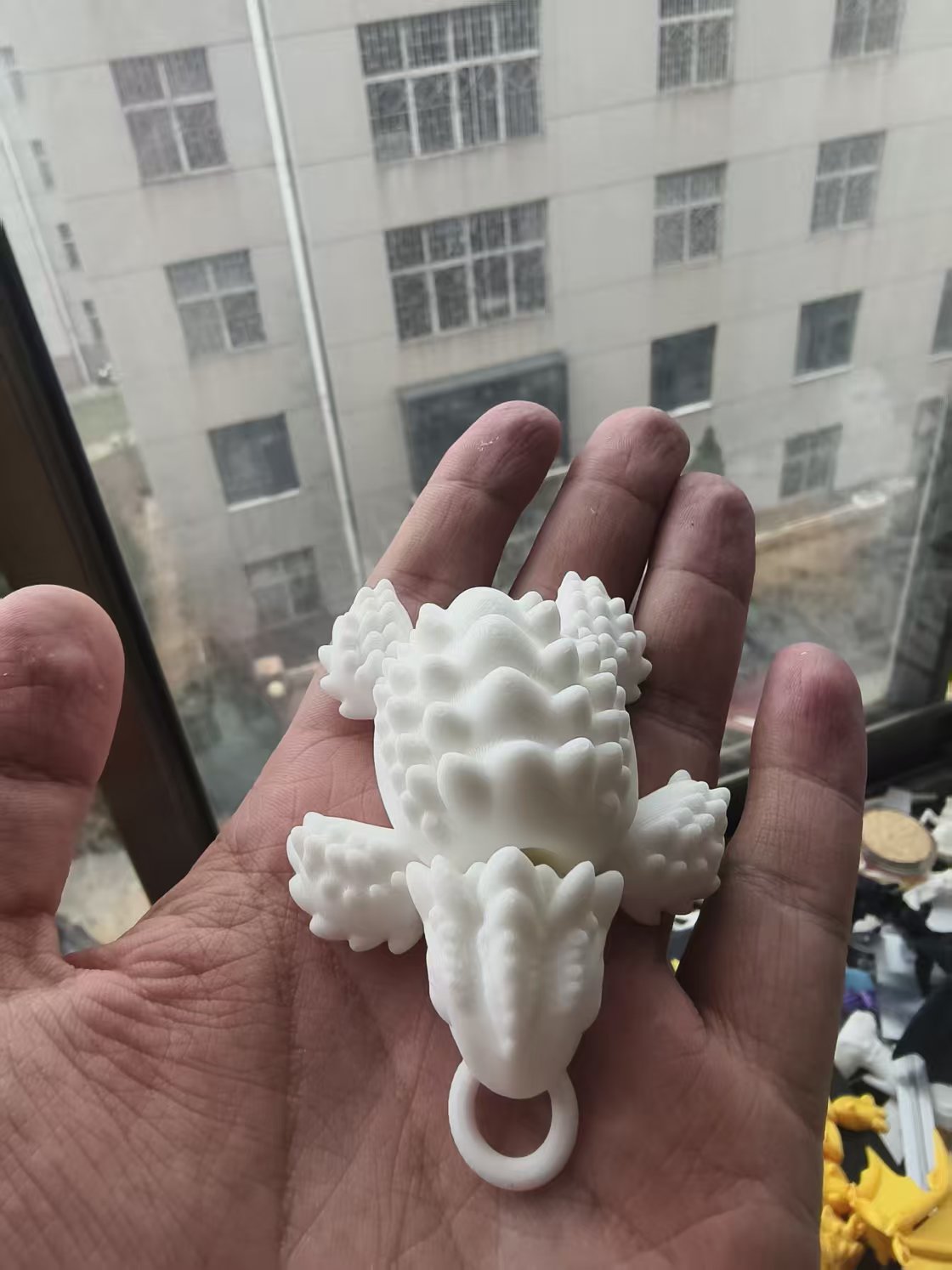 Miniatura 2 do modelo 3D 活动小海龟摆件，挂饰