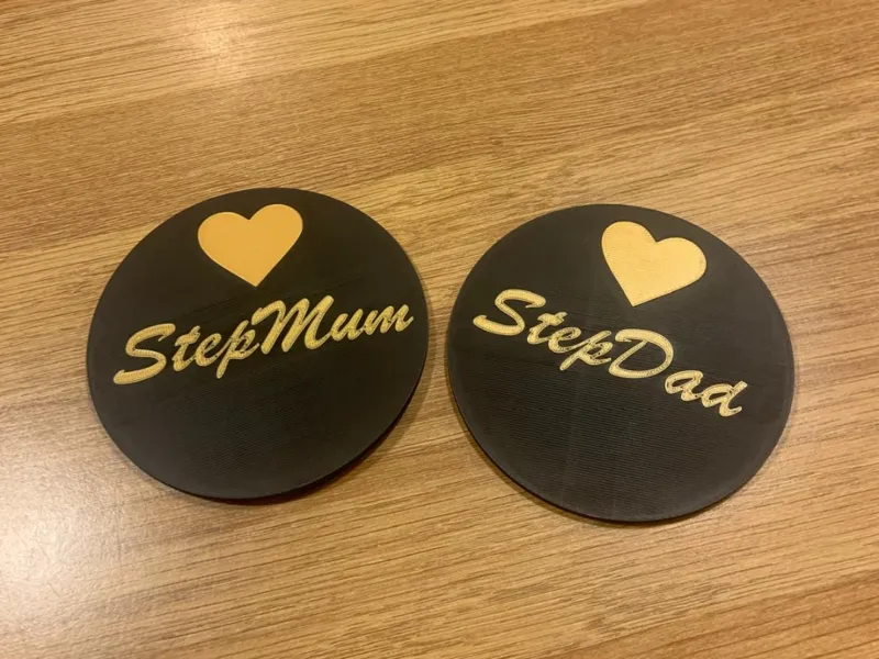 StepMum and StepDad Coaster