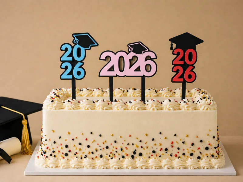 Cake Topper - Graduation (3 versions)
