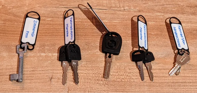 Key naming-plate