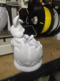 Lapin de Pâques et son œuf — pot et coupelle — photo 3