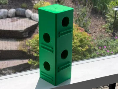 log jammer (suet) bird-feeder