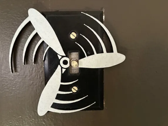 Light Switch Cover (Fan)