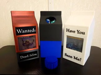 MTG MilkBox DeckBox (Version 2), Now With Storage!