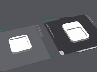 Blank Sticky Note Tray