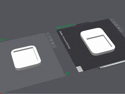Blank Sticky Note Tray