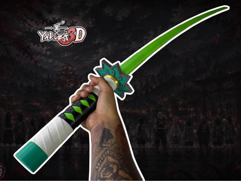 (Kanao Sanemi) Katana plegable definitiva
