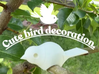 cute bird decoration