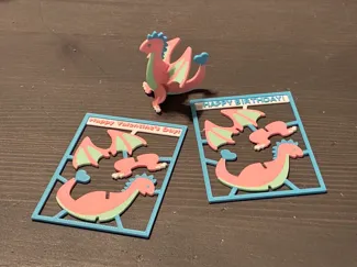 Dragon My Heart Around Kit Card