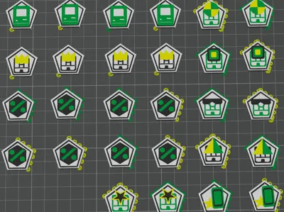 Ember: Obsidian Protocol Mission Tokens and Tray