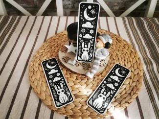 Adorable Bunny & Moon Bookmark - A Perfect Gift 